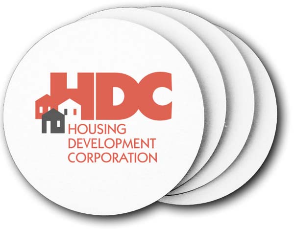 Housing Development Corporation Coasters (5 Pack) - $15.87 | NiceBadge™